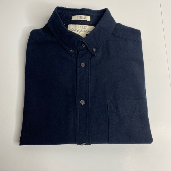 H&M L.O.G.G. Other - Mens H&M L.O.G.G. Label of Graded Goods Long Sleeve Button Down Black Shirt Sz M